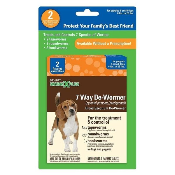 Sentry 3930 Dewormer, Tablet, 2 Count 3975